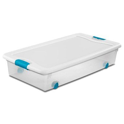 Sterilite 56 QT Latching Storage Box – Wheeled