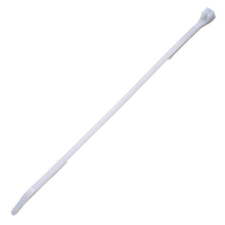 8" White Cable Ties – 20 Pack