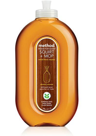 Method Squirt + Mop Wood Floor Cleaner - Almond 25oz