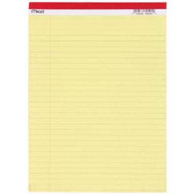 Mead Yellow Legal Pad – 8.5 x 11in – 50 Pages