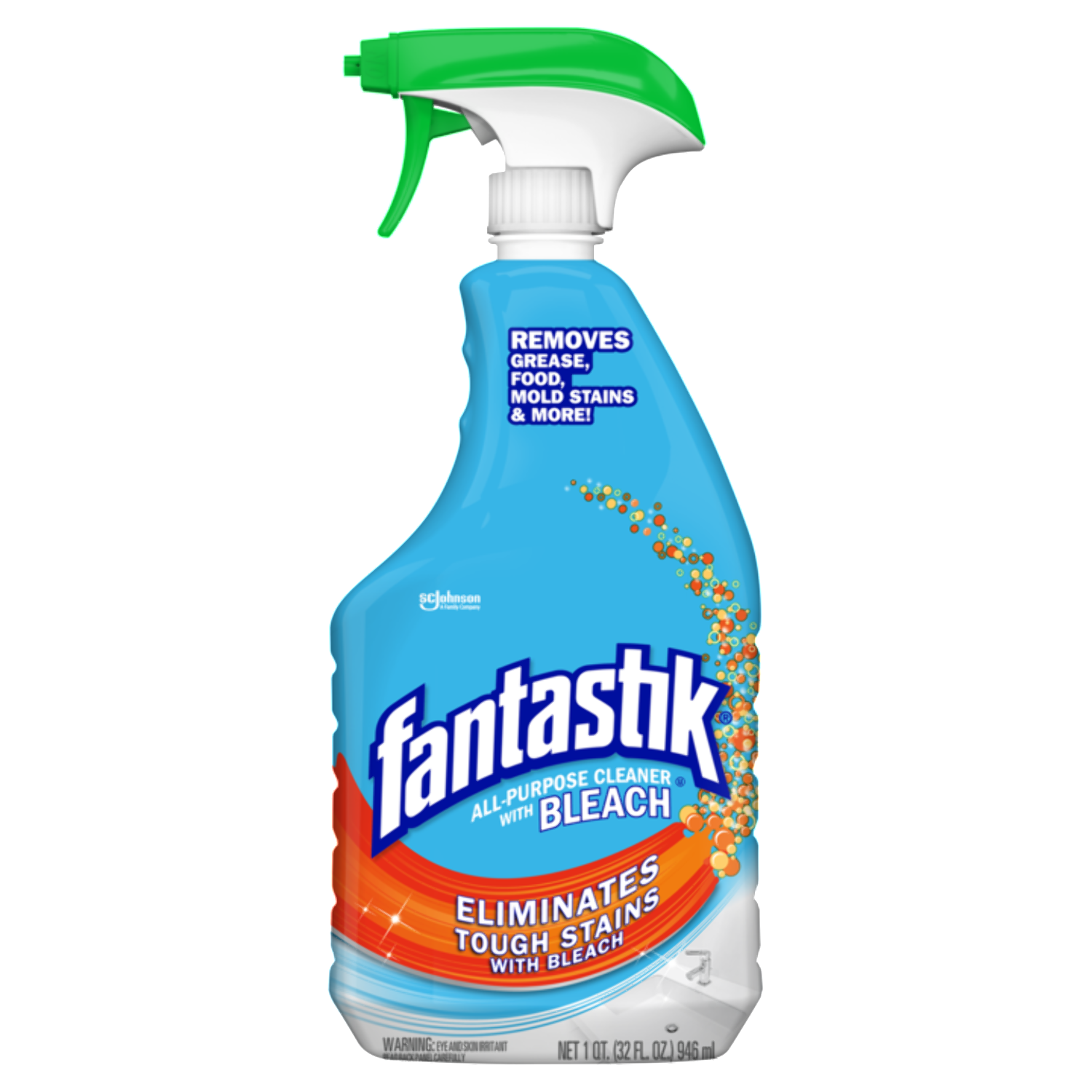 Fantastik All Purpose Cleaner With Bleach, 32 oz