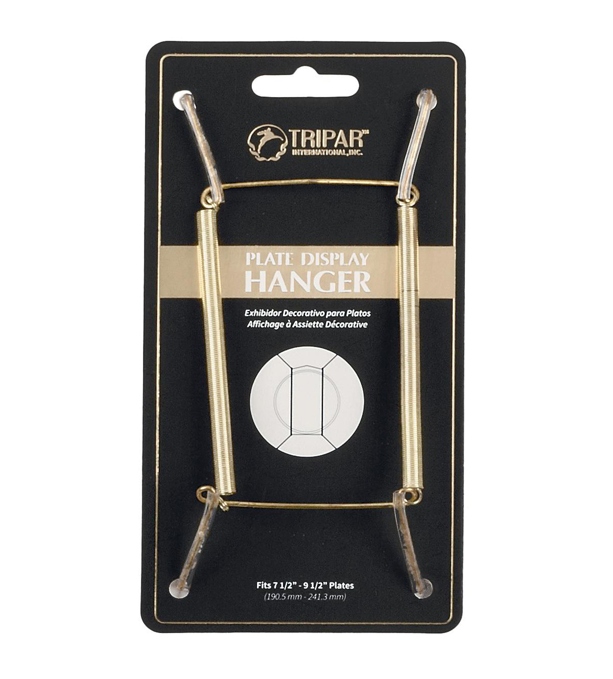 Tripar Brass Wire Plate Display Hanger – 7.5"-9.5"