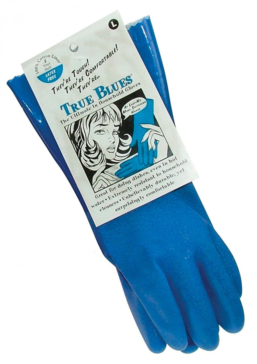 True Blues Medium Blue Ultimate Household Gloves True Blues Medium Blue Ultimate Household Gloves