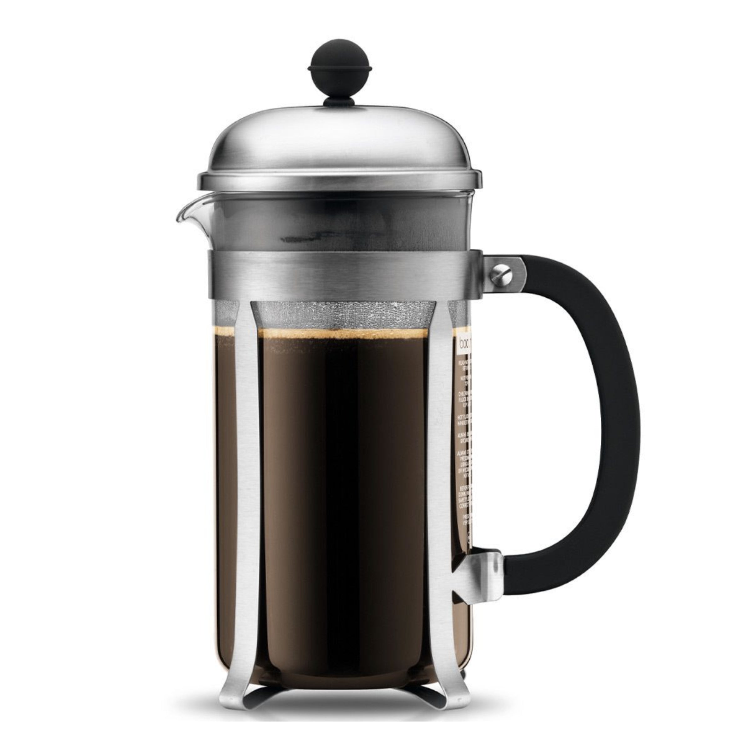 Bodum Chambord French Press Coffee Maker – 3 Cup – Chrome