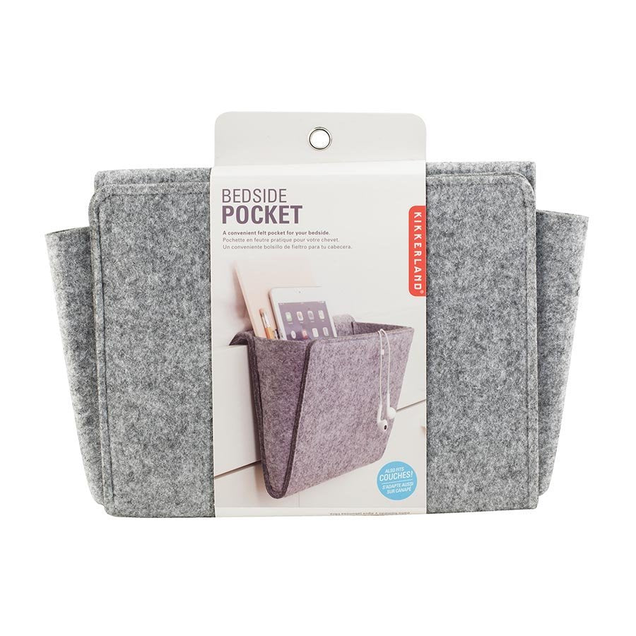 Kikkerland Felt Bedside Caddy
