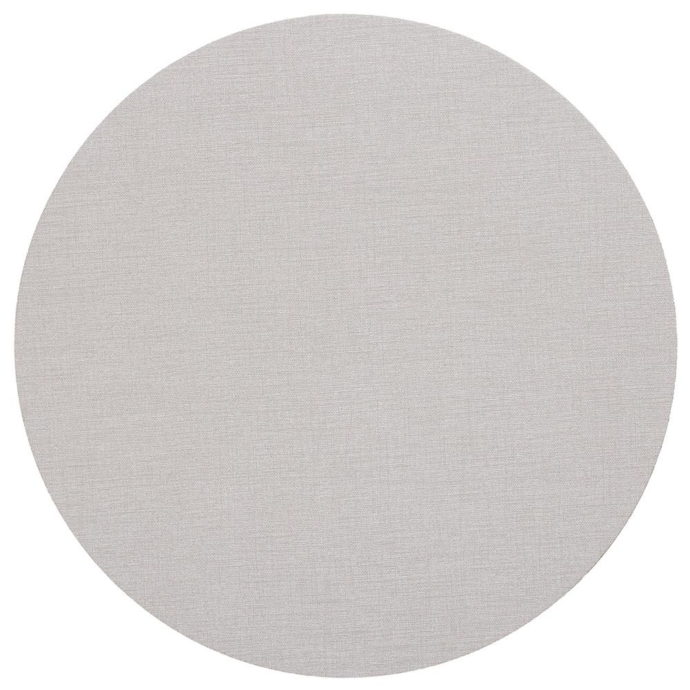 Canvas Felt-Backed Round Placemat – Linen