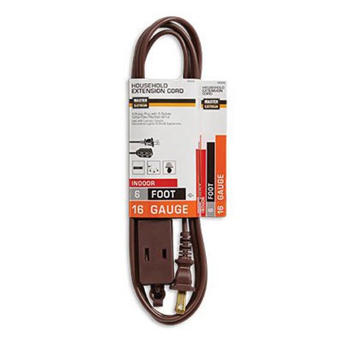 General Purpose Extension Cord, 6'