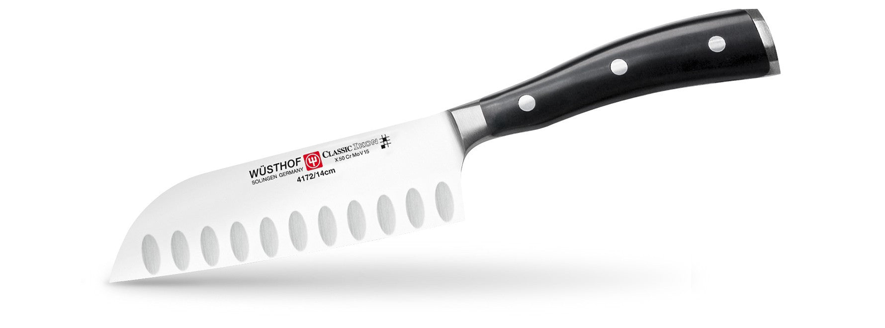 Wusthof Ikon 5" Hollow Edge Santoku Knife