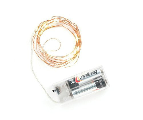 Kikkerland Copper String Lights – Soft White