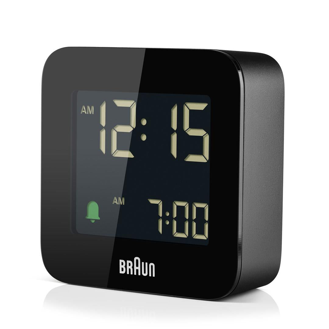 Braun Digital Travel Alarm Clock – Black