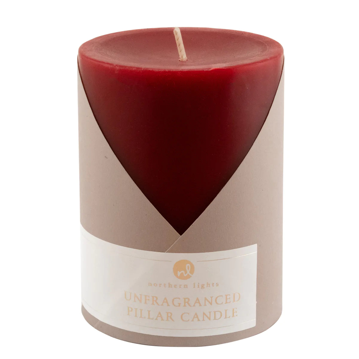 Premium Quality Pillar Candle – 3x4 – Crimson