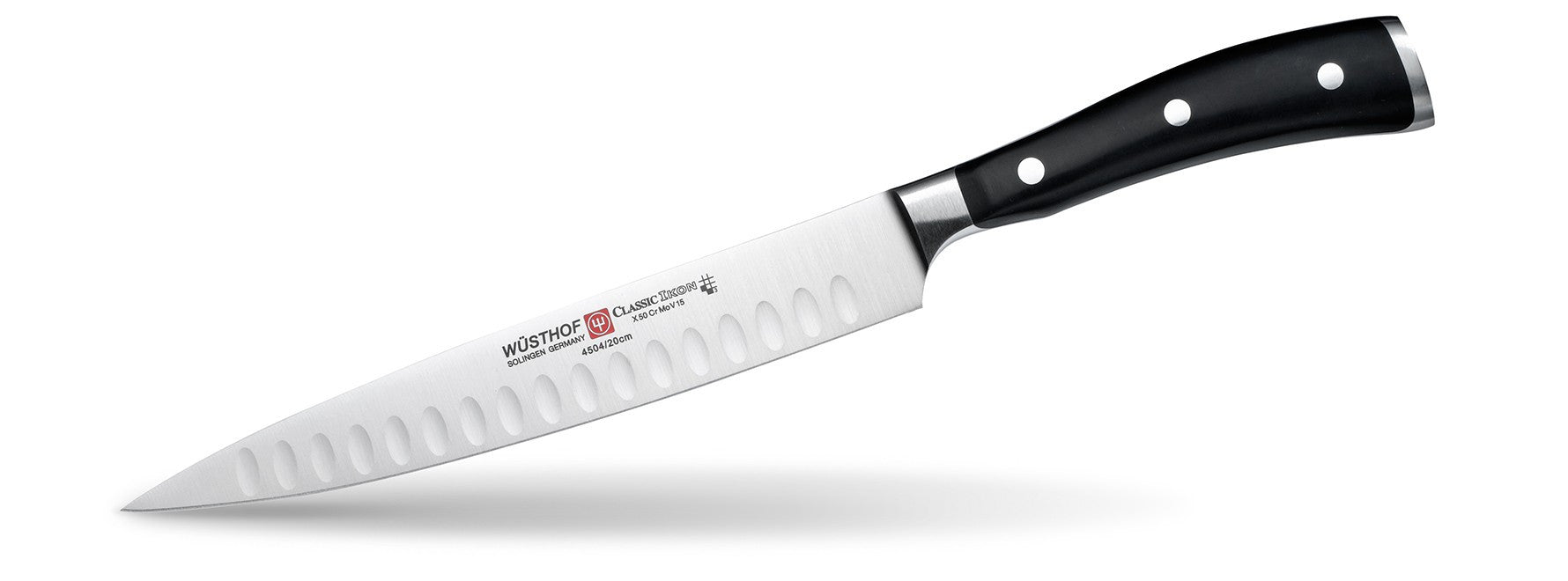 Wusthof Ikon 8" Hollow Edge Carving Knife