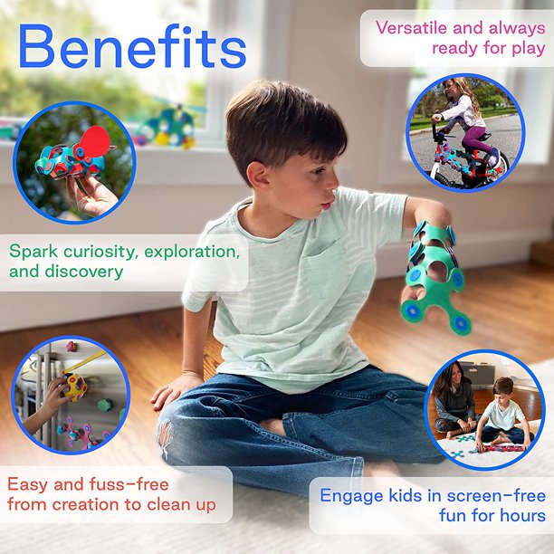 Clixo Tiny And Mighty Magnet Travel Toy – 9pc