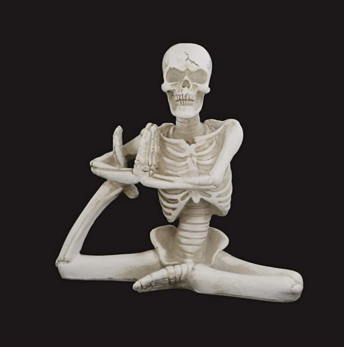 Yoga Skeleton Figurine - 6" Assorted Styles – Sold Individually