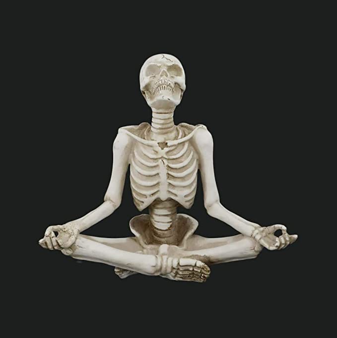 Yoga Skeleton Figurine - 6" Assorted Styles – Sold Individually