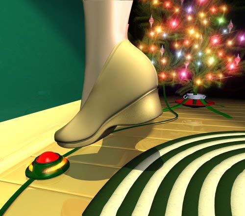 Christmas Extension with On/Off Foot Switch – Green – 9ft