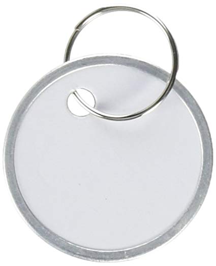 Paper Key Ring ID Tags – 25 Pack
