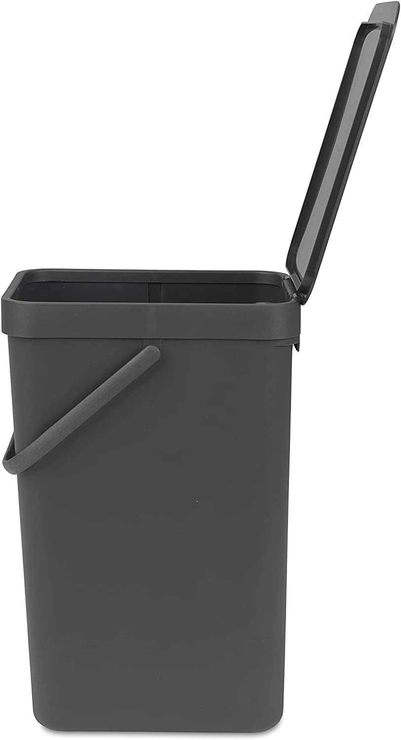 Brabantia Sort And Go Waste Bin – 4.2gal. – Gray - LOCAL UPPER EAST SIDE DELIVERY ONLY
