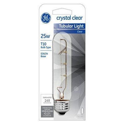 Tubular Light Bulb– Clear – 25 Watts