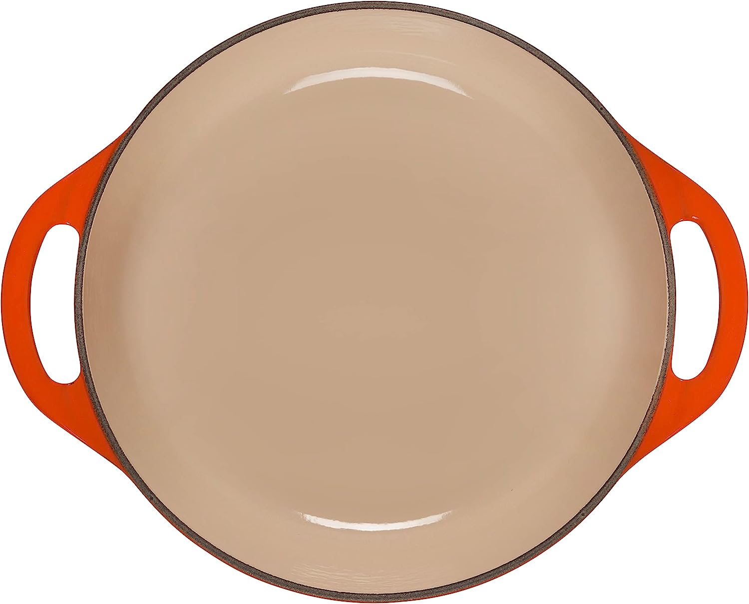 Le Creuset Round Shallow Dutch Oven – 2.75QT – Flame