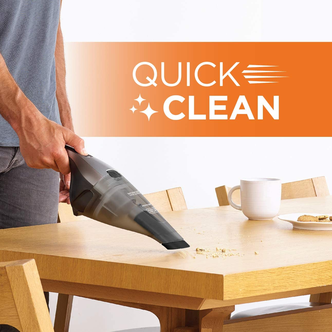 Black & Decker Quick Clean Dustbuster Handheld Cordless Vacuum