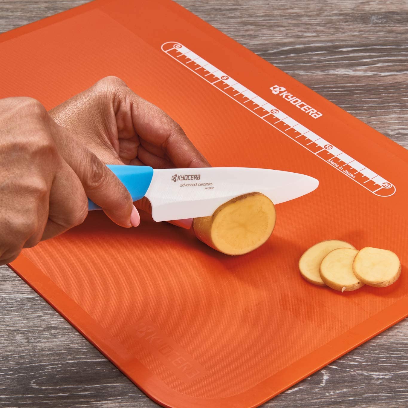 Kyocera 3" Revolution Series Ceramic Paring Knife – Blue