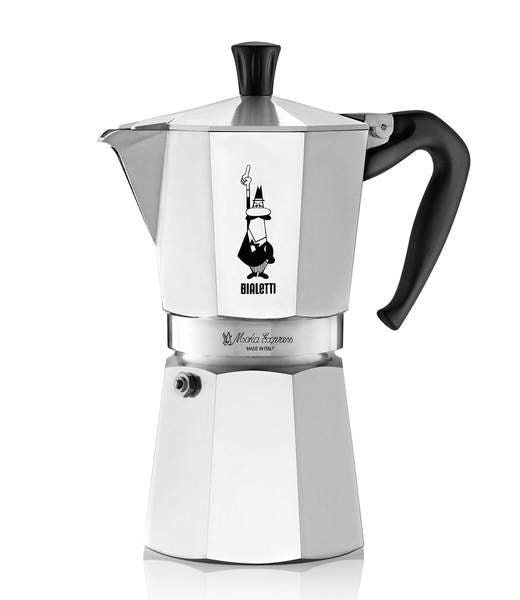 Bialetti - Moka Express: Iconic Stovetop Espresso Maker, Makes Real Italian  Coffee, Moka Pot 9 Cups (14 Oz - 420 Ml), Aluminium, Silver