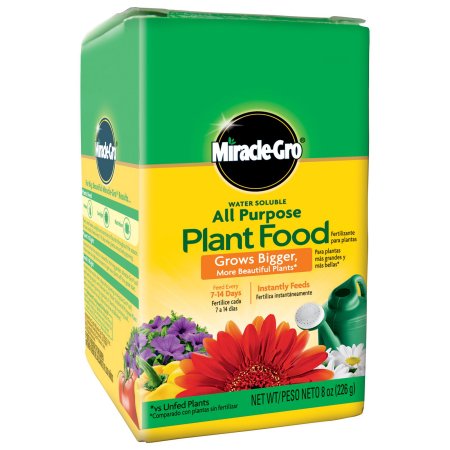 Miracle-Gro Water Soluble All Purpose Plant Food, 8 oz