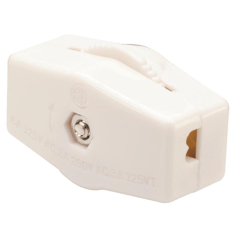 Miniature In-Line Cord Switch – White