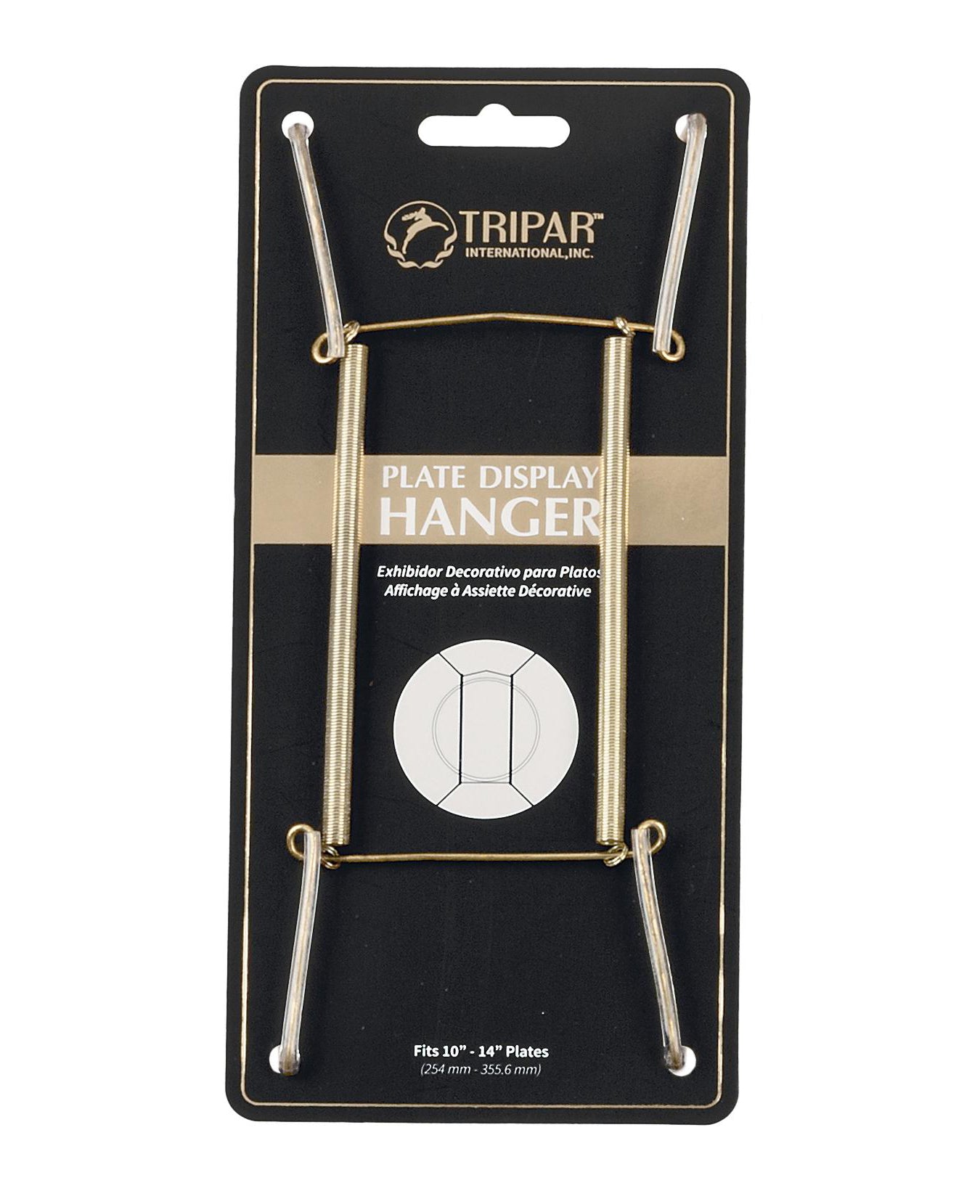 Tripar Brass Wire Plate Display Hanger – 10"-14"