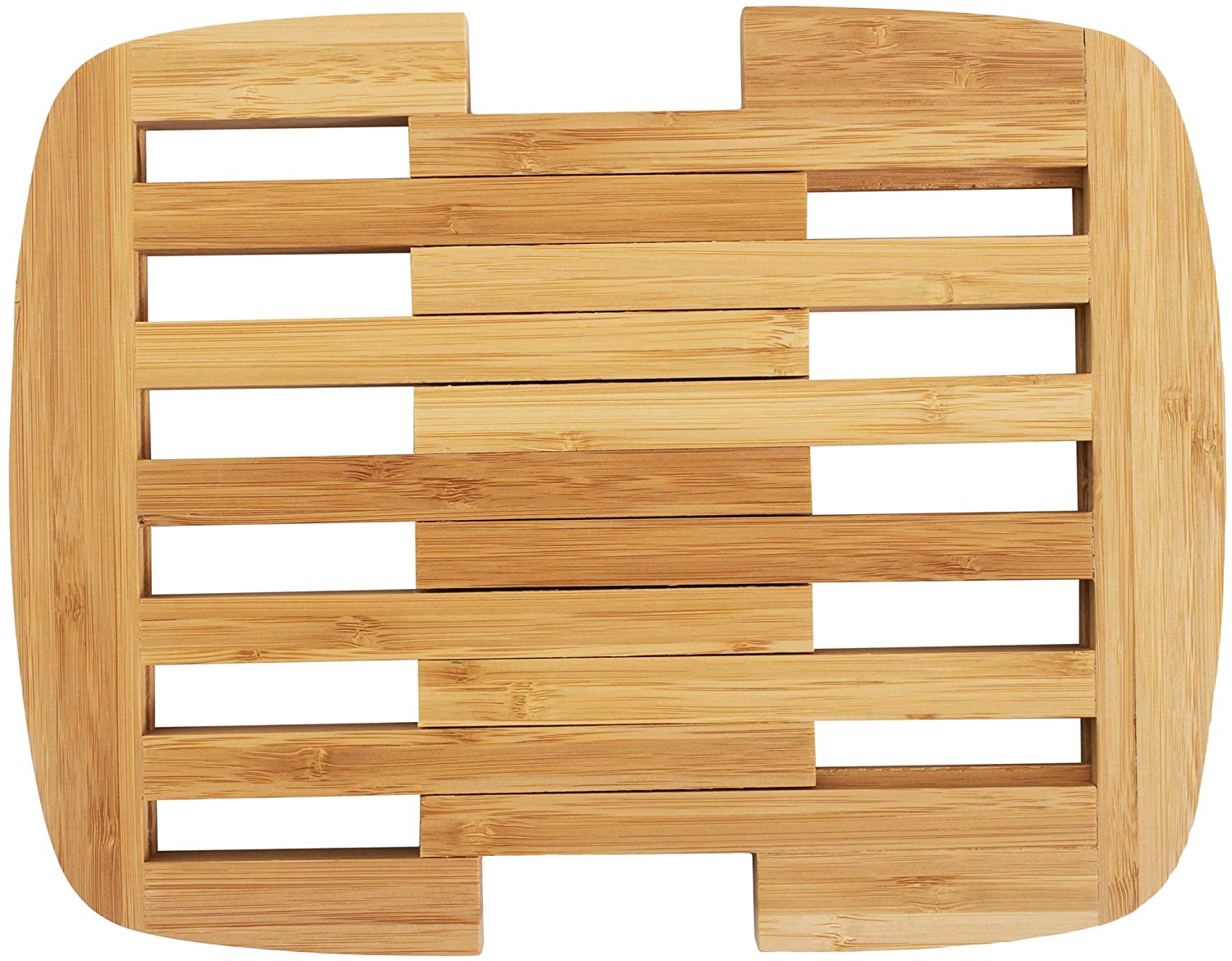 Expandable Bamboo Trivet – 8.75" by 11.75" When Expanded
