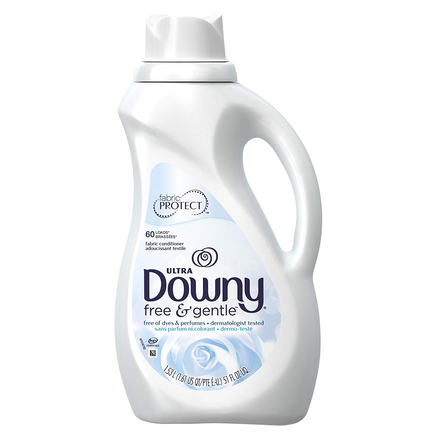 Downy Free & Gentle Fabric Softener – 51 oz