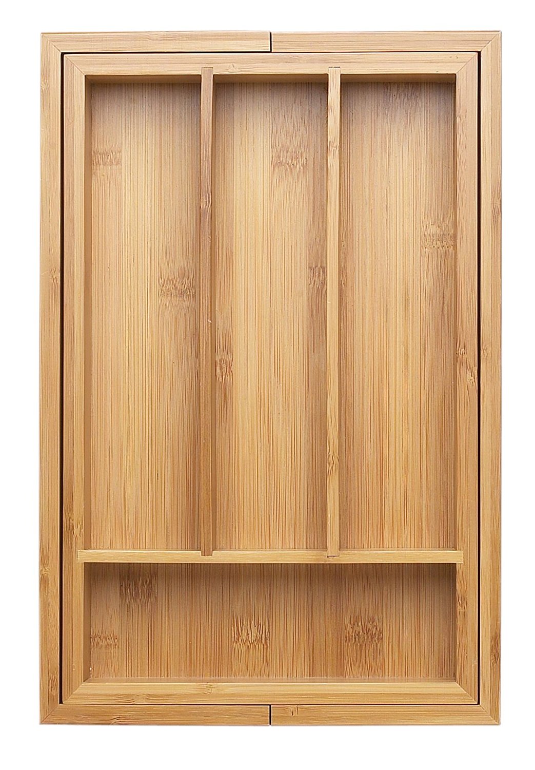 Bamboo Expandable Cutlery Tray