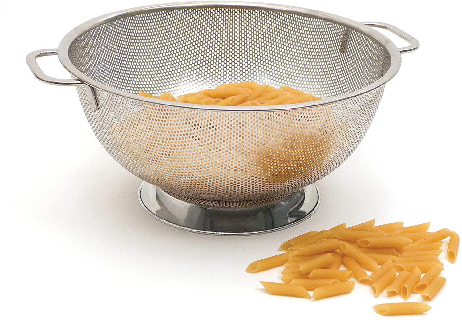 Precision Pierced Stainless Steel 5 qt Colander