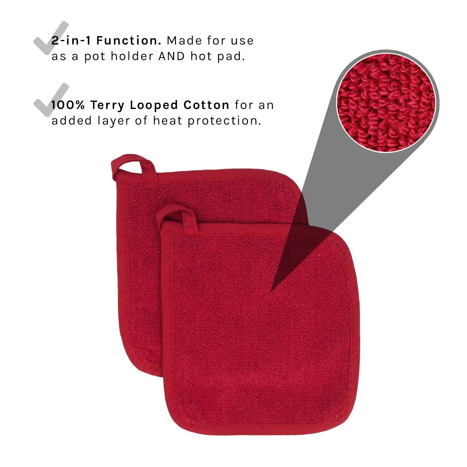 Ritz Pot Holder – Paprika