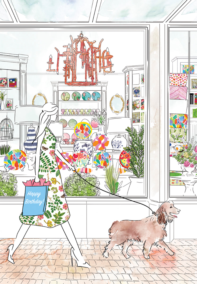 Caspari – Over Fabulous Birthday Card – 1 Card & 1 Envelope