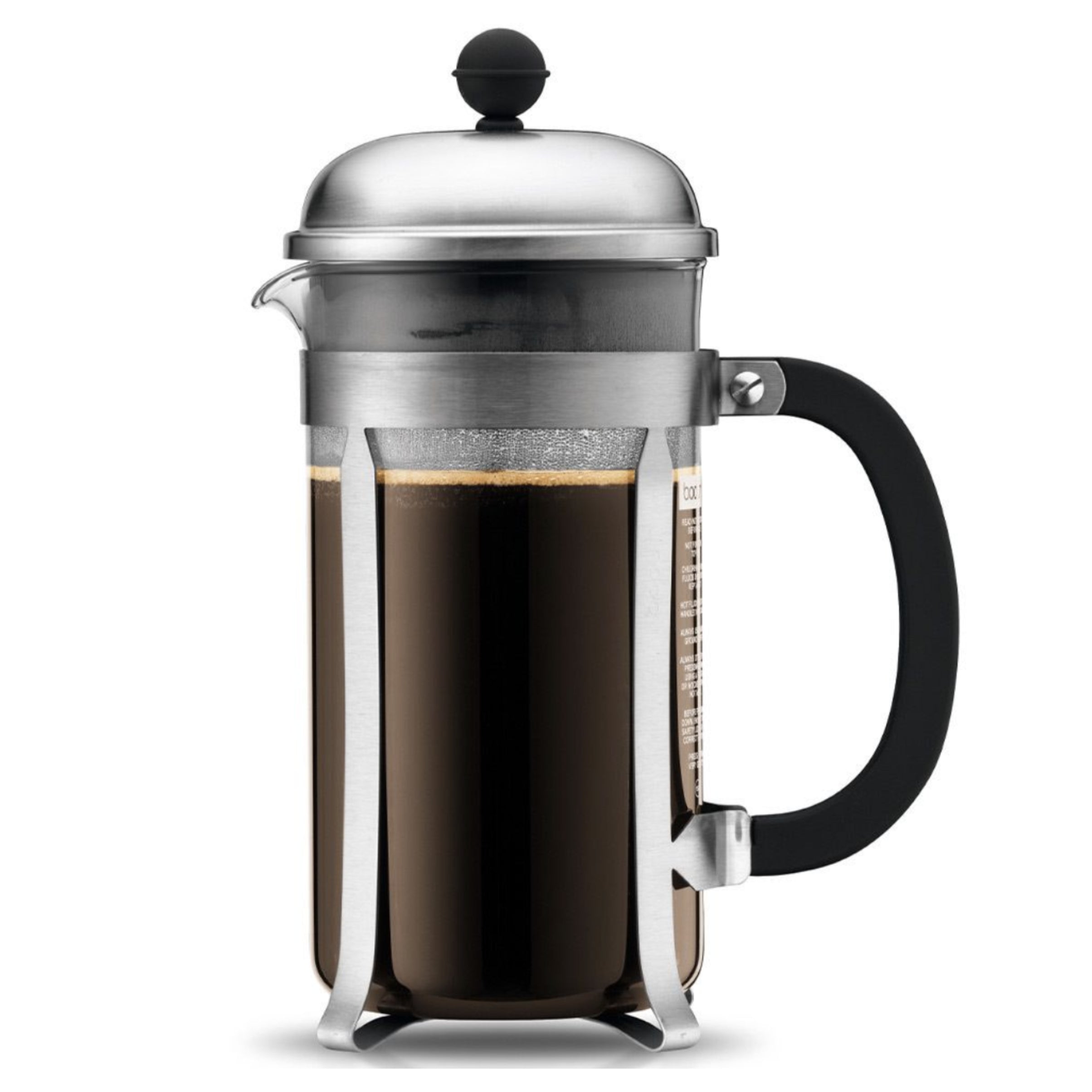 Bodum Chambord French Press Coffee Maker – 8 Cup – Chrome