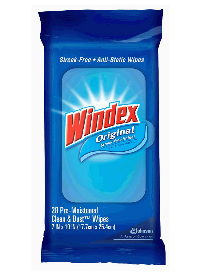 Windex Original Glass & Surface Wipes - 38 Ct.