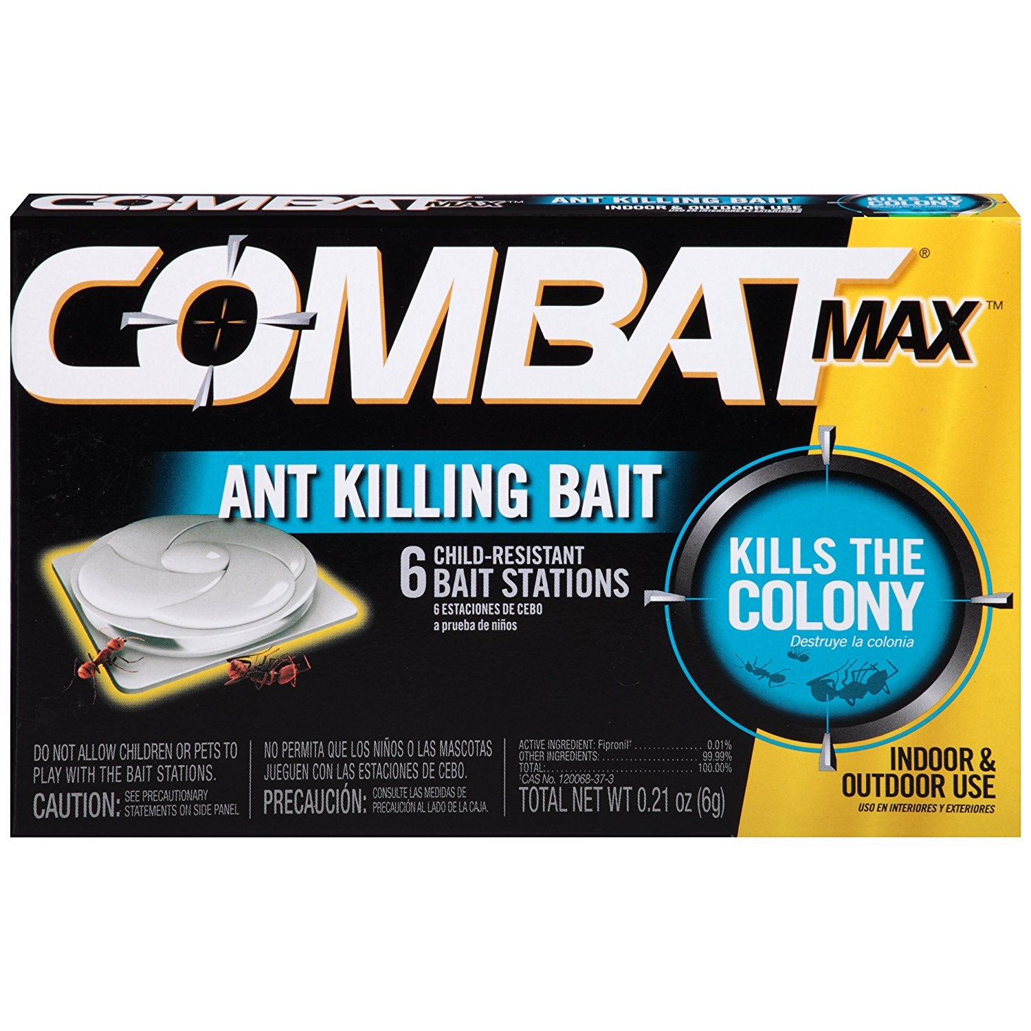 Combat Max Ant Killing Bait Stations, 6 ct