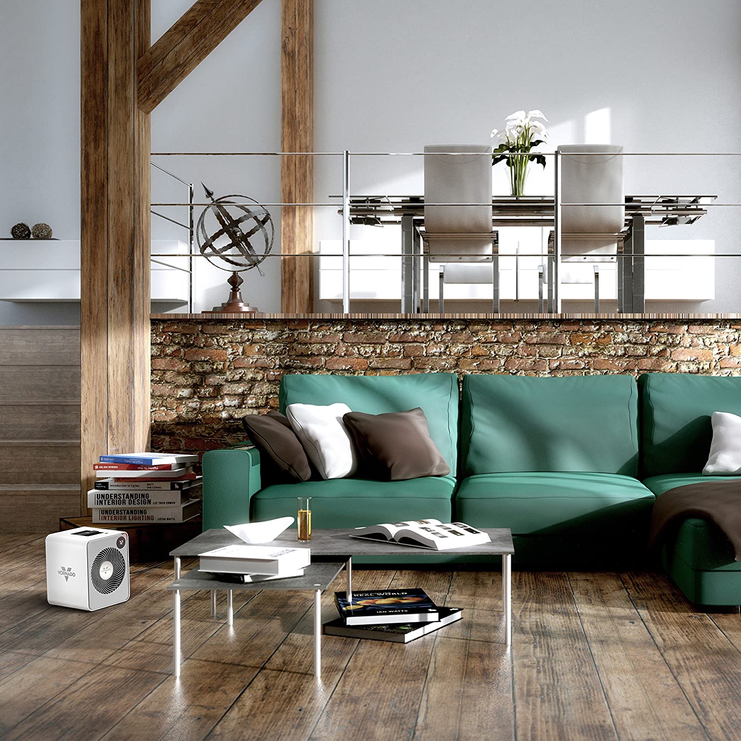 Vornado Auto Climate Whole Room Metal Heater – Ice White