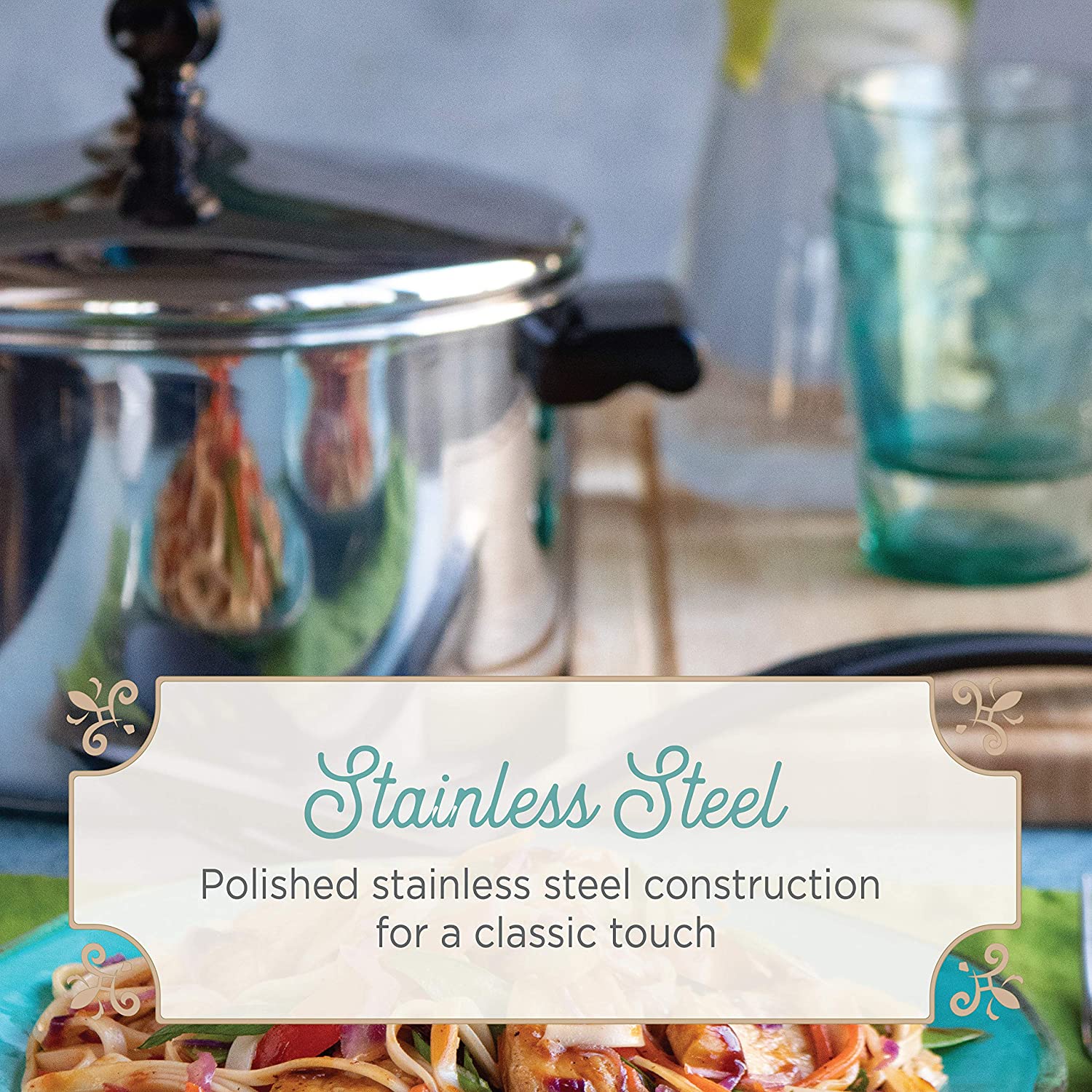 Farberware Classic Stainless Steel 4-QT. Covered Saucepan