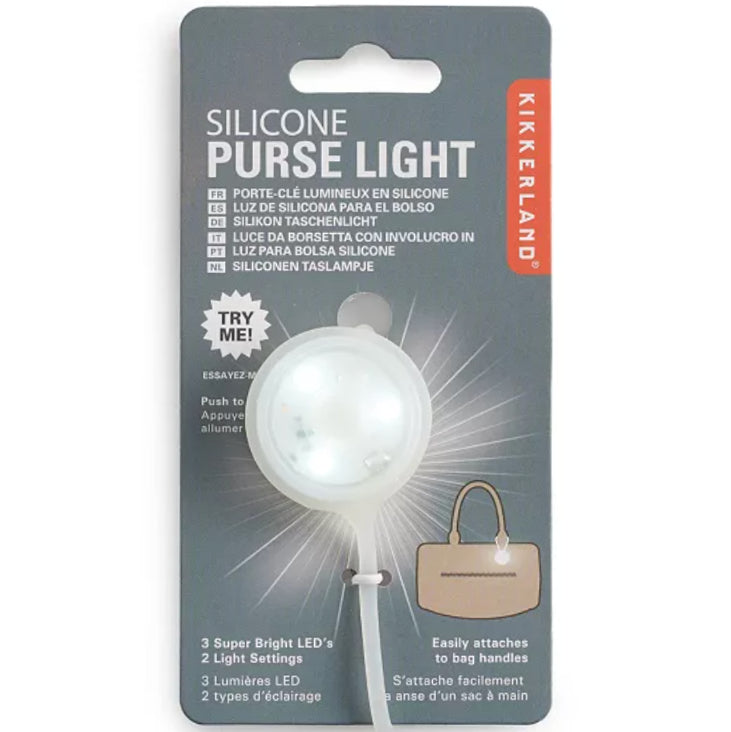 Kikkerland Silicone Purse Light