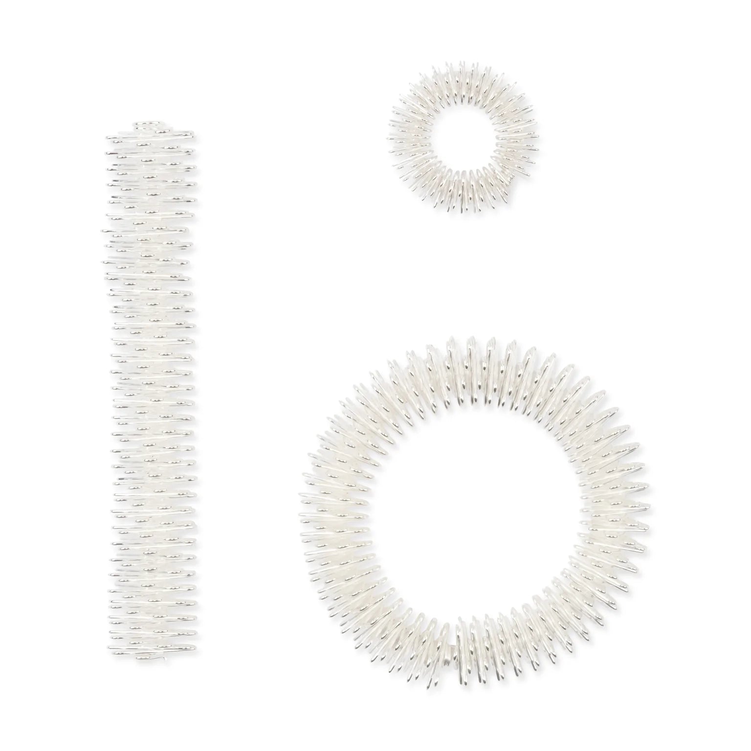 Kikkerland Acupressure Massage Rings for Wrist, Finger & Foot– Set of 3