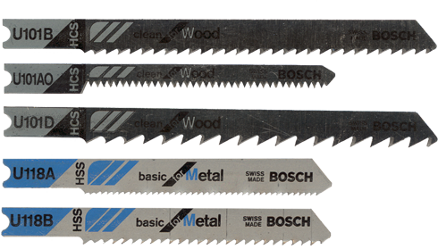 Assorted Universal Shank Jigsaw Blades – 5 Pack