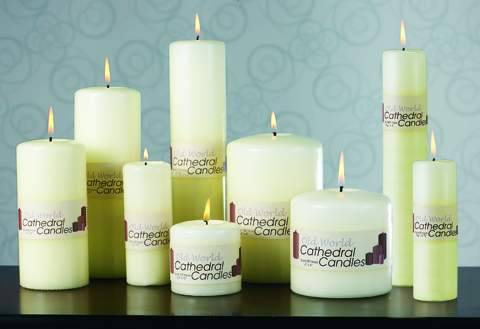 Biedermann & Sons Old World Altar Candles, Ivory