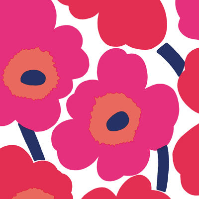 Marimekko Cocktail Beverage Napkins | Red – 20pk