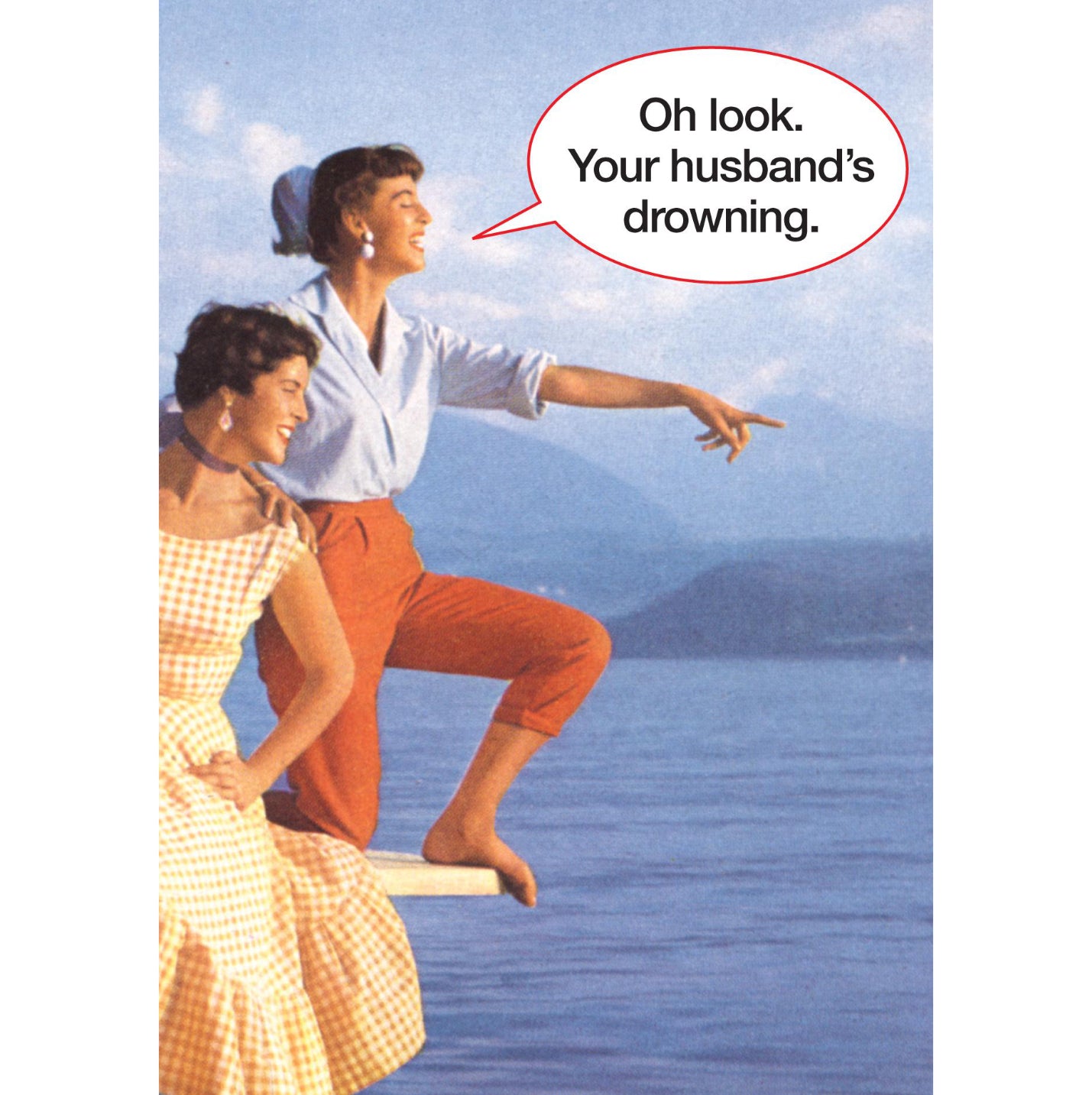 Ladybird Books Card – Drowning