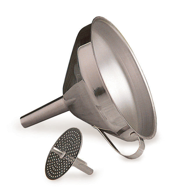 Deluxe Stainless Steel Funnel + Strainer