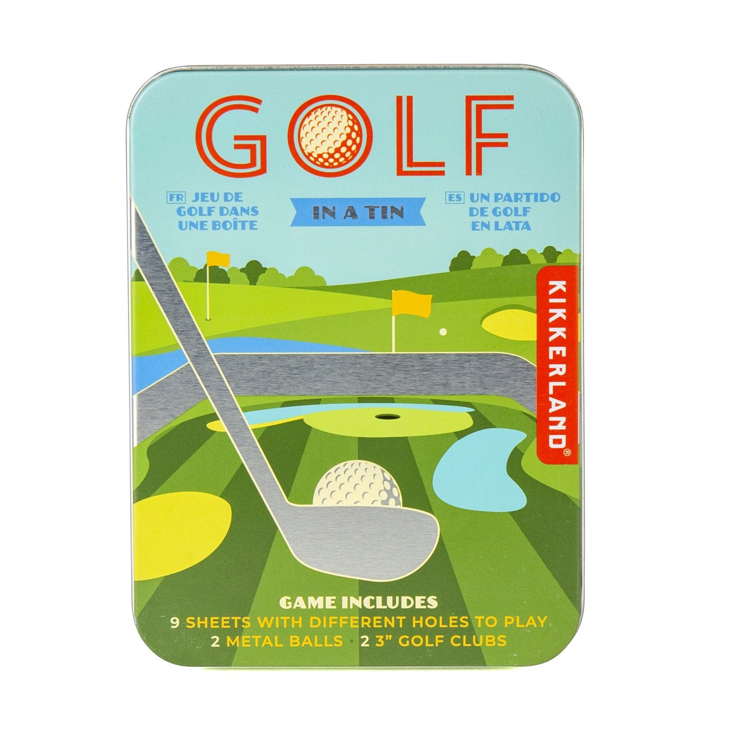 Kikkerland Mini Golf Game In A Tin