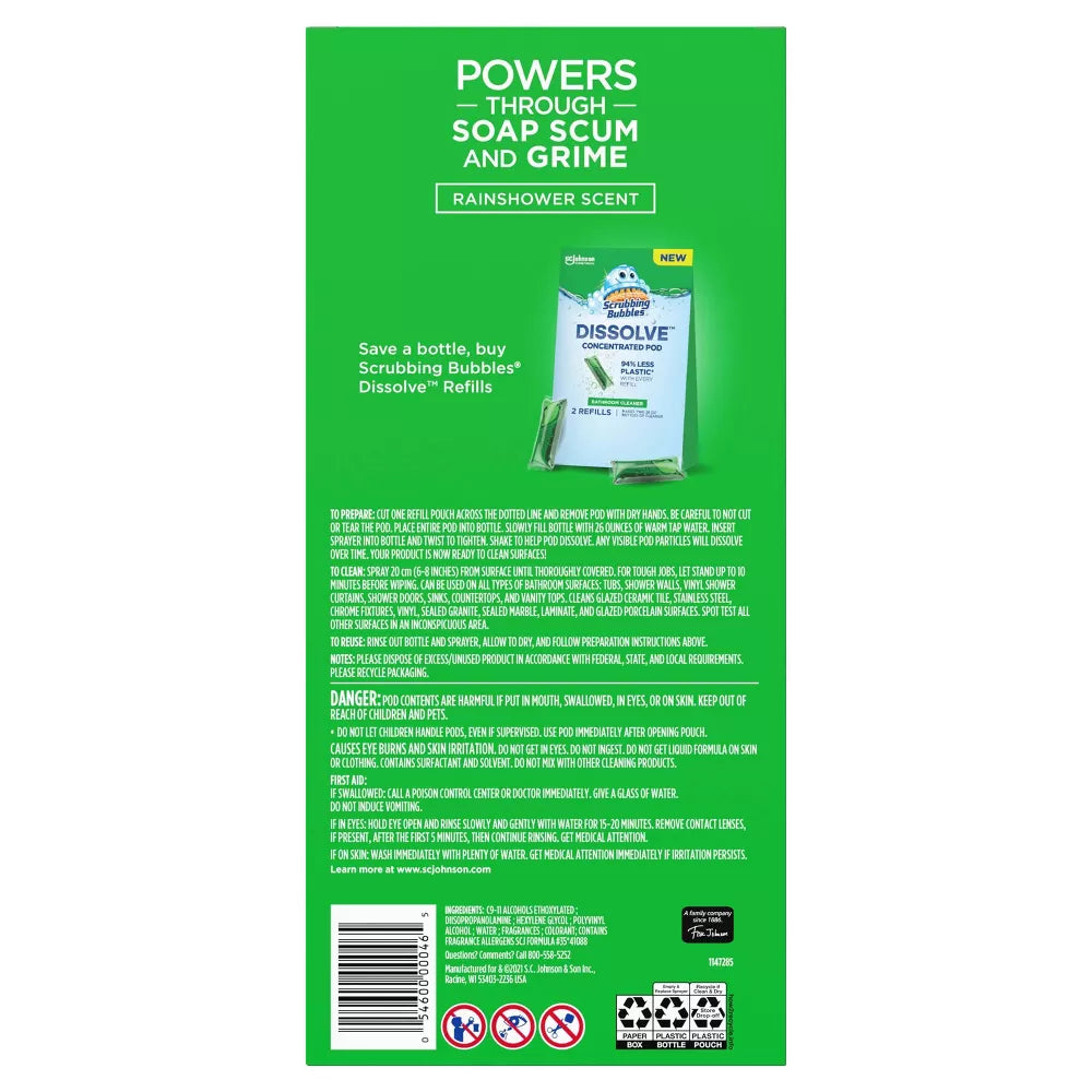 Scrubbing Bubbles Dissolve Pods Bathroom Cleaner Starter Kit - 0.28 fl oz